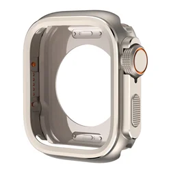 Premium Black Metal Protective Bumper Case for Series 10 46mm (Titanium)