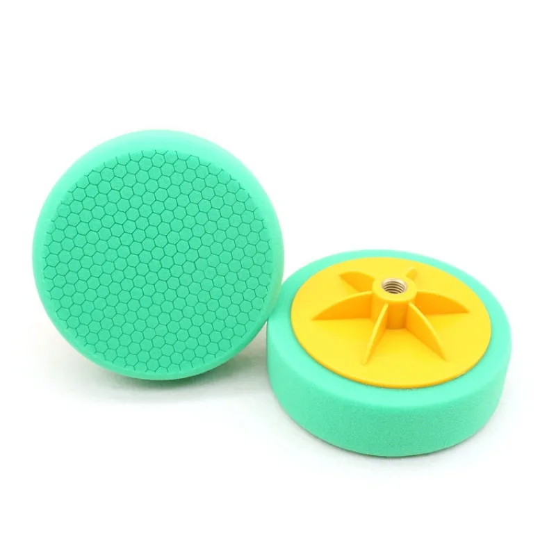 Car Polishing Sponge Pads Kit 6 Inches M14 M16 Foam Pad er Kit Polish Machine Wax Pads for Car Motor Remove Scratches