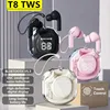 T8 Wireless Bluetooth Headphones LED Power Display In-Ear Wireless Earbuds with Charging Case HiFi Stereo TWS Headset for Air39 1