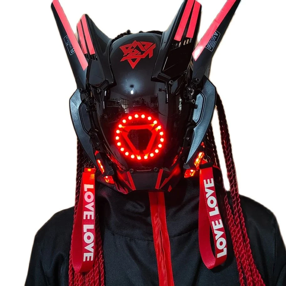 海外最新 サイバーパンク風SFフェイスマスク サイバーパンクなコスプレ