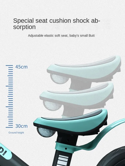 LazyChild Children's Balance Car 1-6 Years Old Without Pedal Cool Light Smooth Driving Multi-Functional Baby Toddler Bike 4