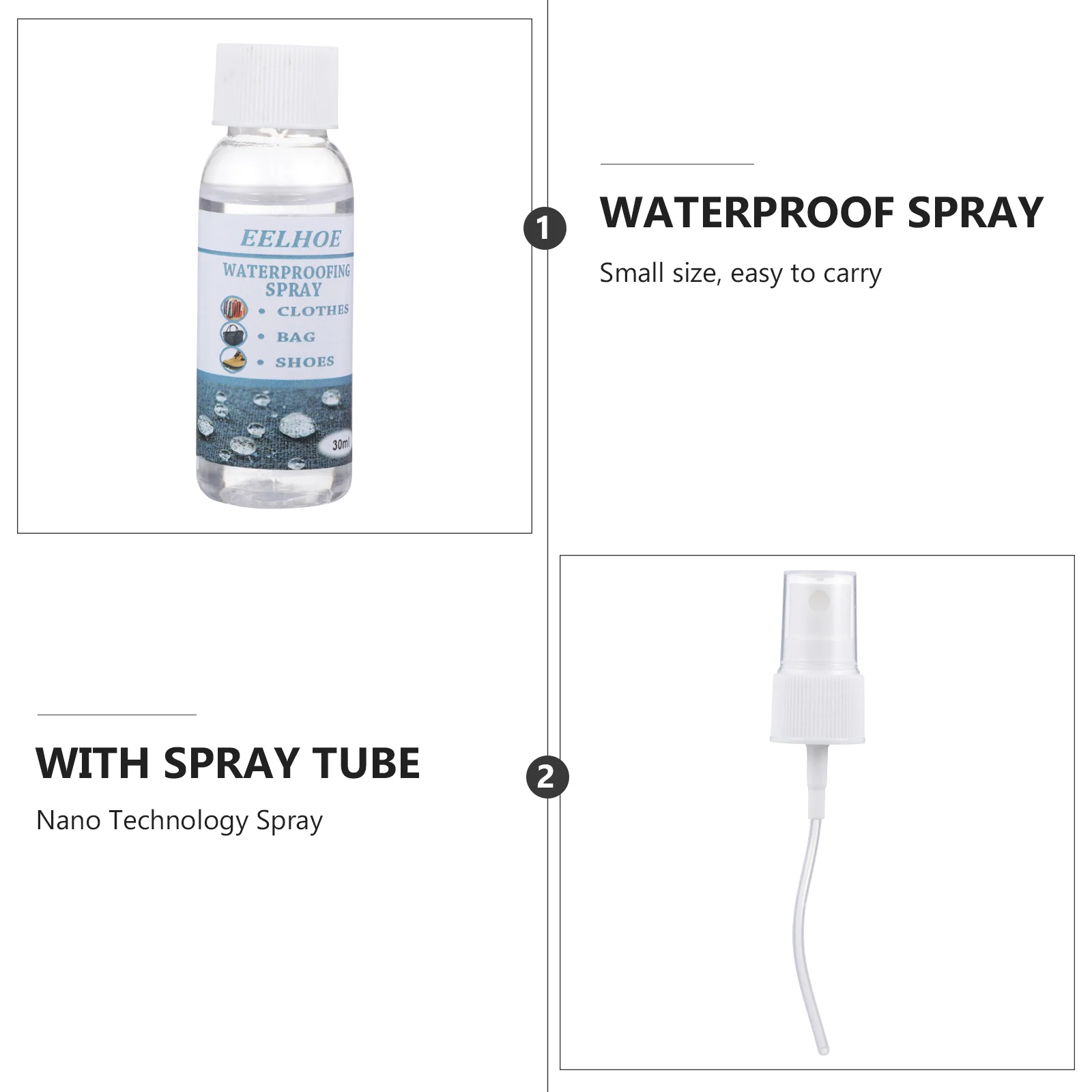 3pcs Durable Safe Useful Protective Spray Stain Protectors Spray Waterproof Spray for Shoes Bags Clothes