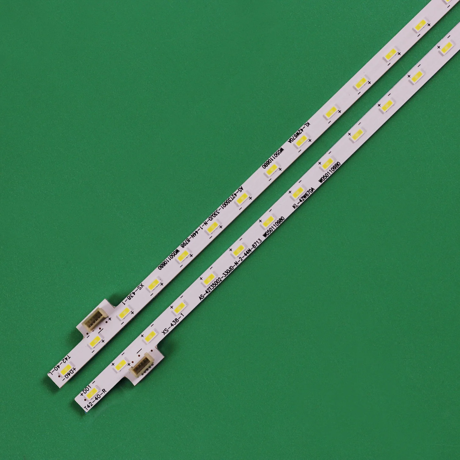 2 peças-barras de retroiluminação led para 