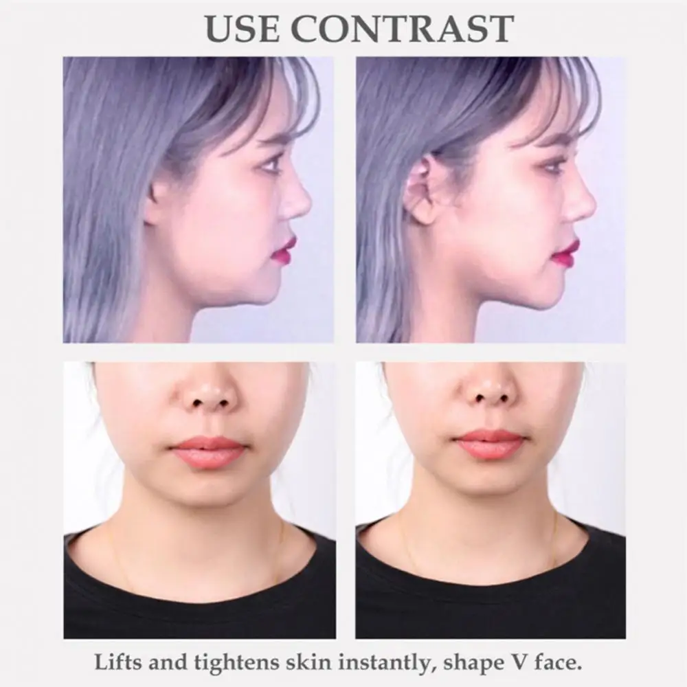 통기성 V 슬리밍 페이스 패치, 보이지 않는 방수 피부 친화적, 보이지 않는 비반사 페이스 리프팅 및 타이트닝 스트랩