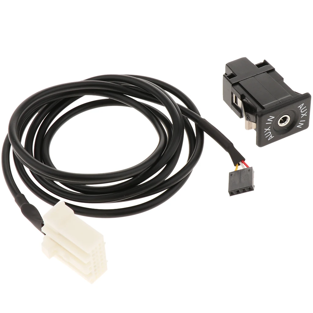 3.5MM AUX Audio Radio MP3 Cellphone Input Adapter Cable for Mazda 2 3 5 6