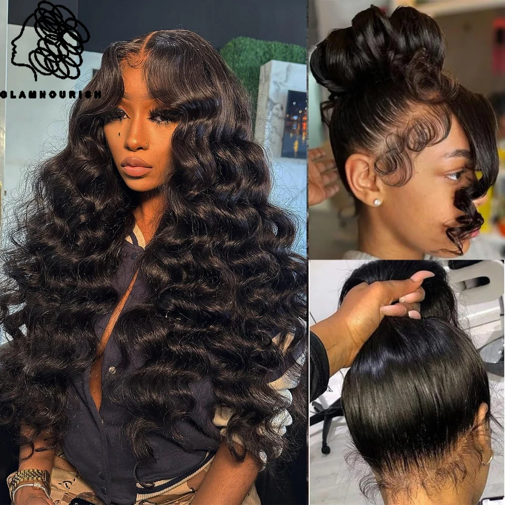 

Body Wave 360 Hd полноразмерные передние парики на сетке, человеческие волосы 13X 6, передние парики на сетке, Детские волосы, бразильские натуральные волосы