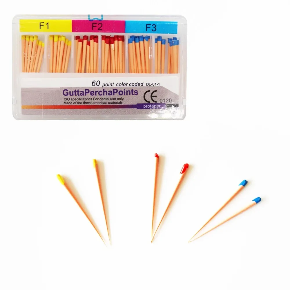 

10box Dental Gutta Percha Points F1 F2 F3 Dental Material Supplier Gutta Percha Points Gutta Percha Points