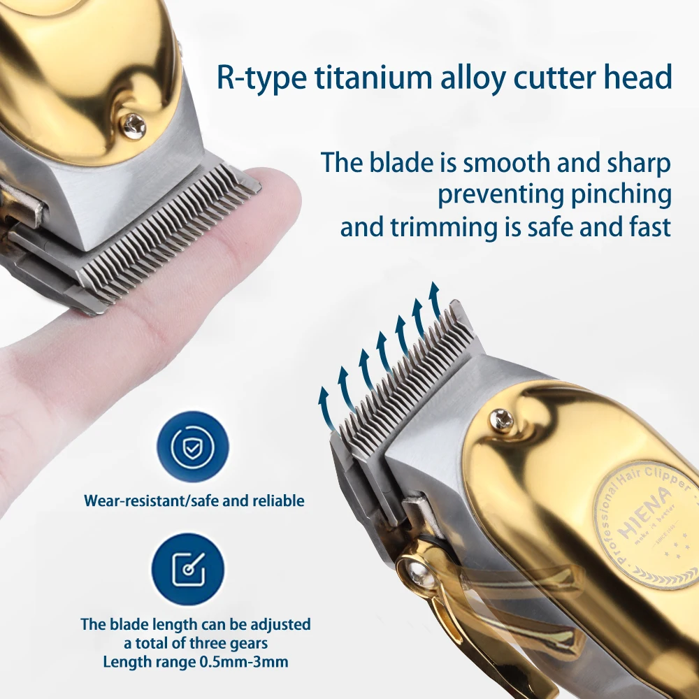 HIENA hair cutting machine man hair clipper Carving scissors trimmer for men hair trimmers for men Multi home appliance hyn-202 4