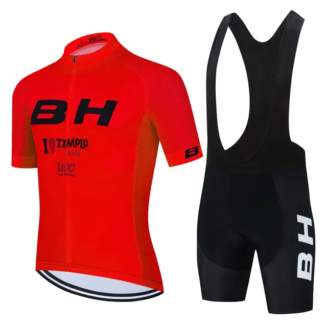 2023 BH Team Cycling Sets Men Bicycle Clothing Summer Short Sleeve Mountain Cycling Clothes Suits Ropa Ciclismo Triathlon Kits 4