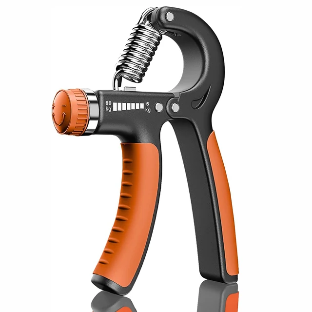 WorthWhile 5-60Kg Gym Fitness Hand Grip Men Adjustable Finger Heavy Exerciser Strength for Muscle Recovery Hand Gripper Trainer WorthWhile 5-60Kg Gym Fitness Hand Grip Men Adjustable Finger Heavy Exerciser Strength for Muscle Recovery Hand Gripper Trainer