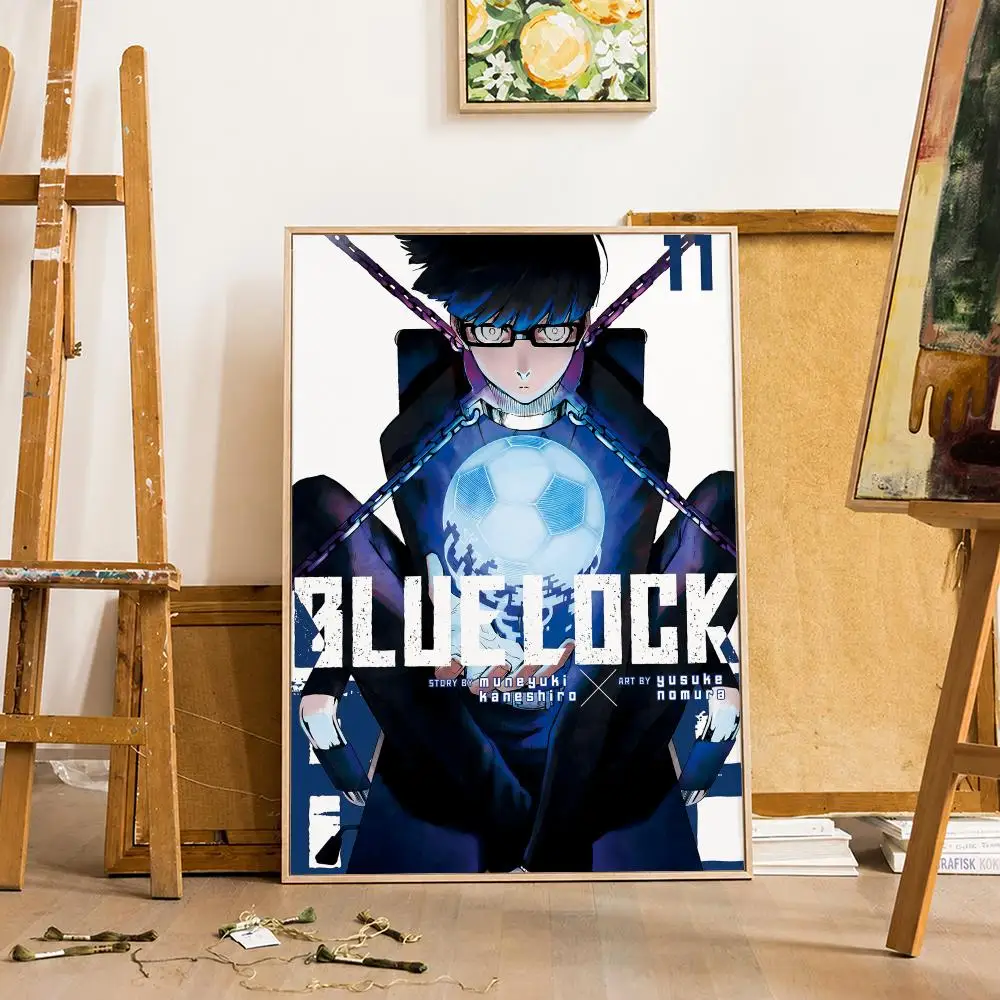 Blue Lock Anime Art Self-Adhesive Waterproof Wall Sticker Decor