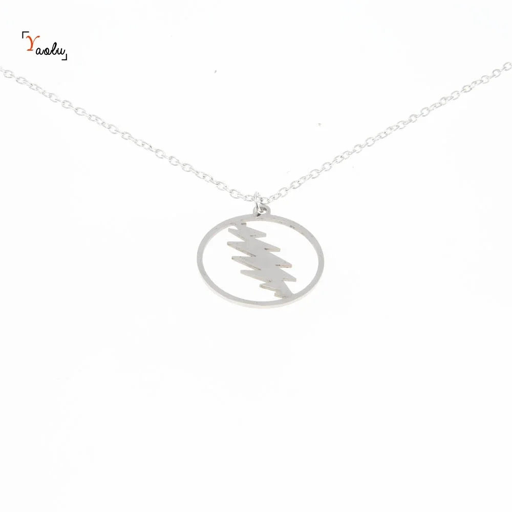 Grateful Dead Symbol Charm Necklace Silver Tone Steal Your Face Owsley Stanley  Jewelry Set