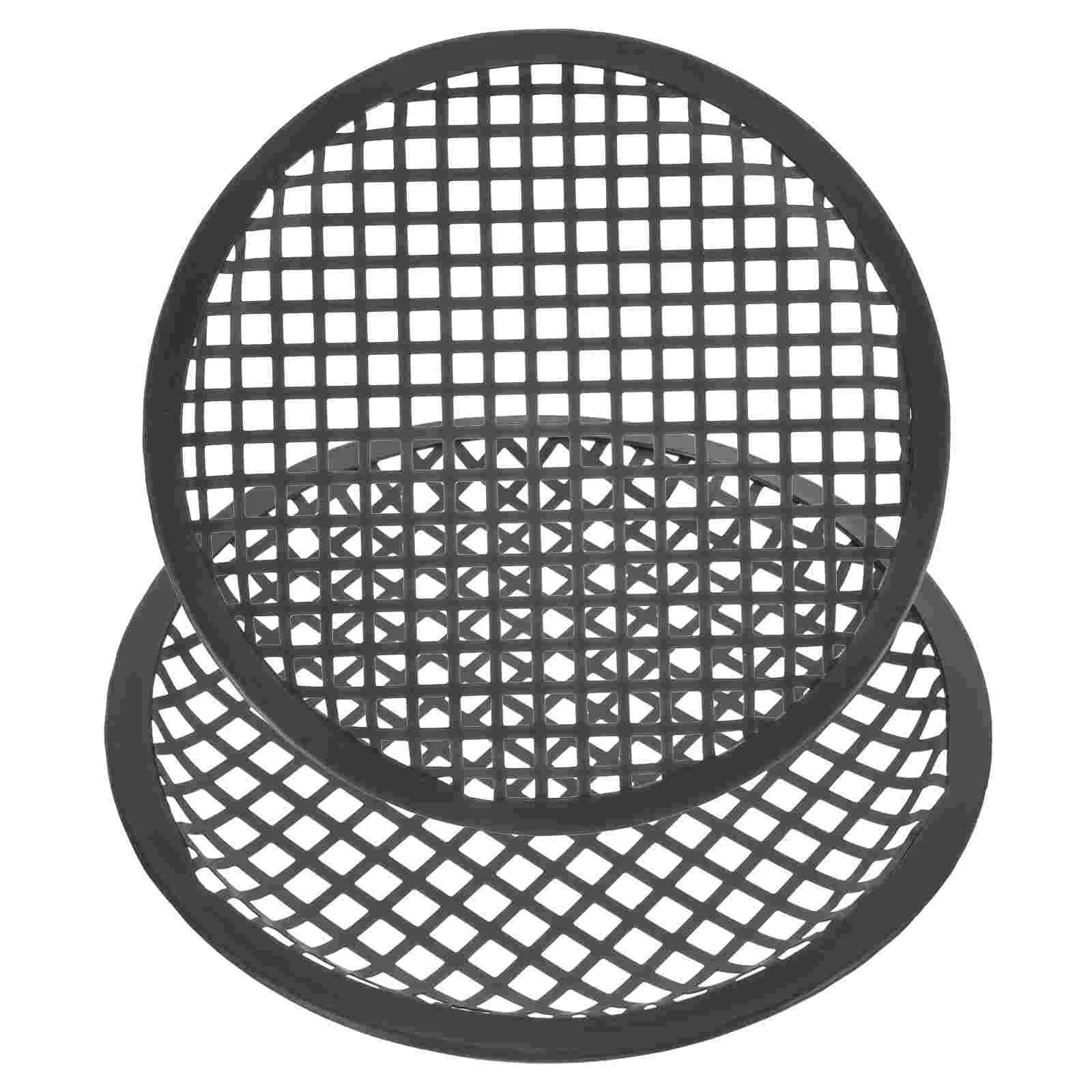 

2 Pcs Sound Grille Car Accessories Speaker Cover Protector Mesh Iron Simple Subwoofer Protection Nets Novel Loudspeaker