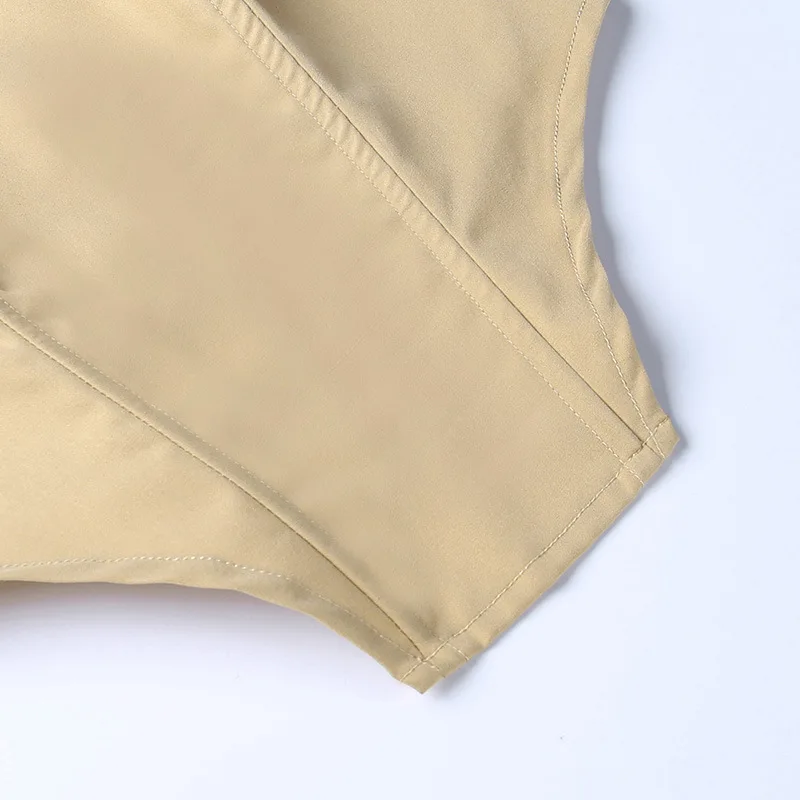 Conjunto de 2 piezas de camiseta sin mangas ajustada con espalda descubierta y falda acampanada con volantes fruncidos para mujer, moda de verano sexy 2025