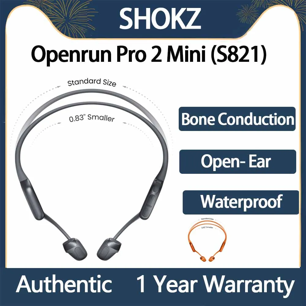 2053 骨伝導　ワイヤレスイヤホン　SHOKZ S820 プロ2 Shokz OpenRun Pro2 ショックス オープンランプロ2 S820-ST
