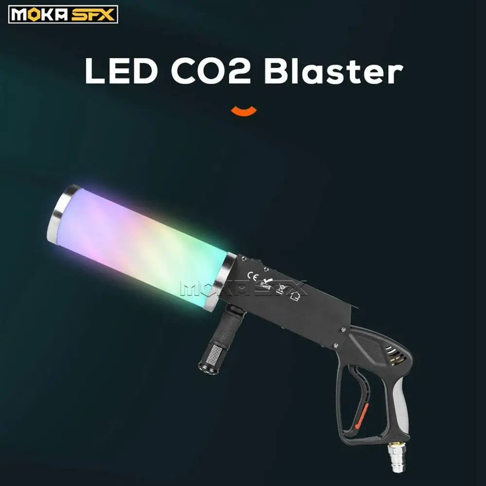 Fog Gun Shooter Co2 Gun for Dj Led Pistol Co2 RGB Color LED Co2 Cryo