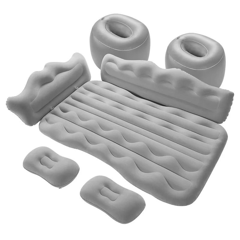 Car Travel Bed Air Inflatable Mattress Back Seat Rest Cushion Sleeping Beds Camping Sofa Universal Inflable Couch Accessories