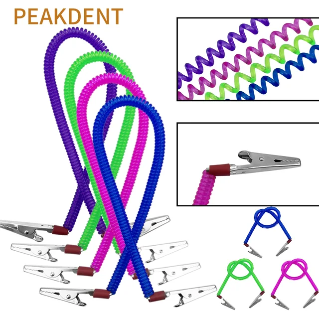 1Pcs Oral Dental Supplies Tool Scarf Clip Napkin Towel Holders Spring Rope Dentistry Materials Dental Disposables Tools