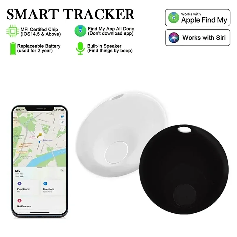 For Apple Find My Mini Bluetooth GPS Tracker Pet Dog Kid Bag Wallet Car Locator Smart Tag Anti Lose Reminder Device Key Finder