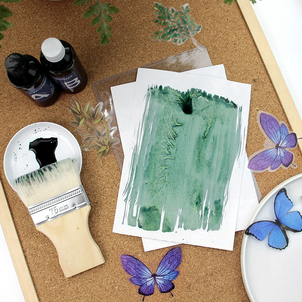Kit De Papier Cyanotype De Papier D'Impression Solaire De 60 Feuilles, Papi9624