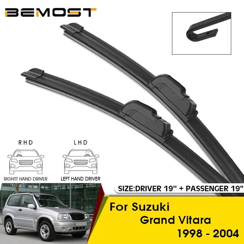 Spazzole Tergicristallo Per Auto Per Suzuki Grand Vitara 1998-2004 Parabrezza Parabrezza Lame Per Finestrini Anteriori 19 "+ 19" Accessori Per Auto