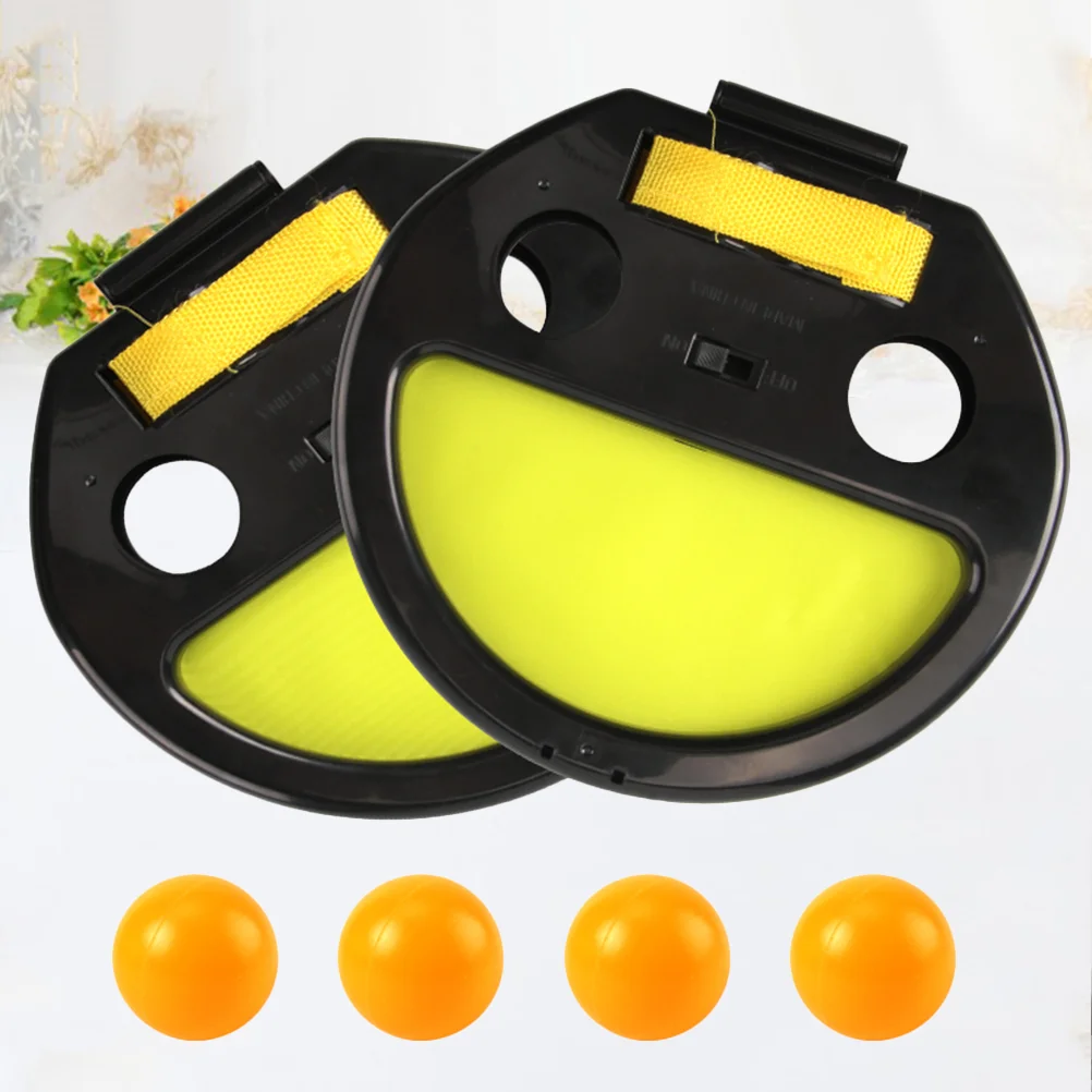 

Children's Hand Catching Ball Racket Parent-child Sports Racket Throwing catcher clamp racket Table Tennis Hand Clip family toys