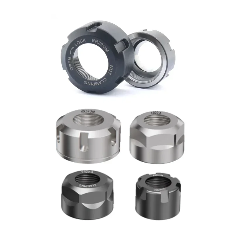 CNC ER OzNut Collet Porca Er8 ER11 ER16 ER20 ER25 ER40 Er32 Um/M/A Nut Sk10 Sk06 Ger16 Ger20 Oz20 Isoer16ms Oz25 Collet Nut
