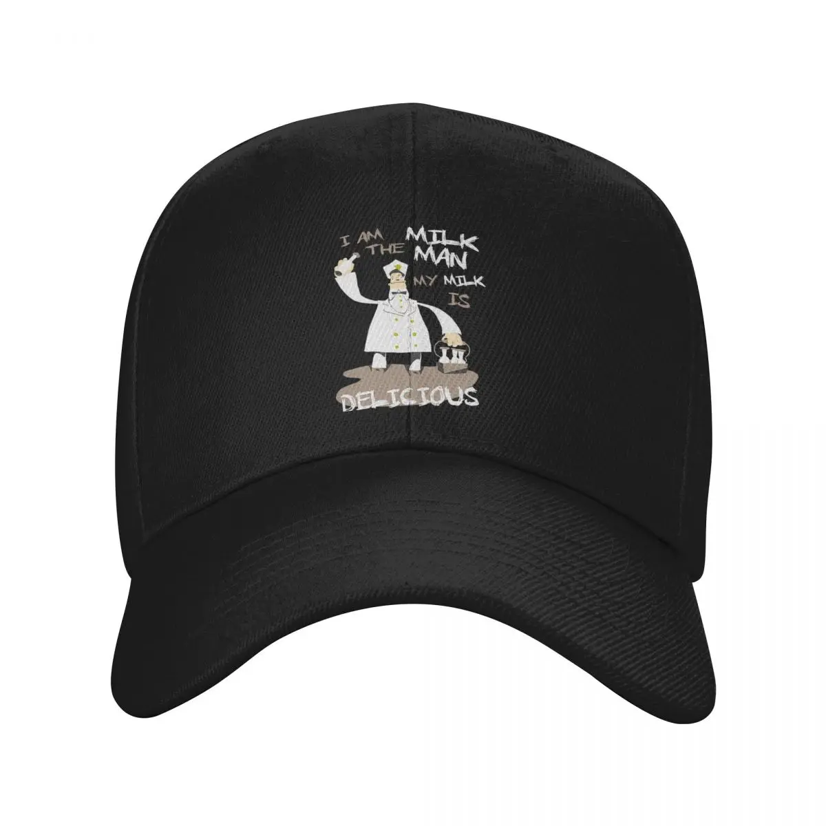 thumbnail image 1 of Gorra de béisbol lavada para hombre "Soy el lechero", "Mi leche es deliciosa", gorra de camionero tipo snapback, gorra de papá, gorras de golf Psychonauts, 1 of 6