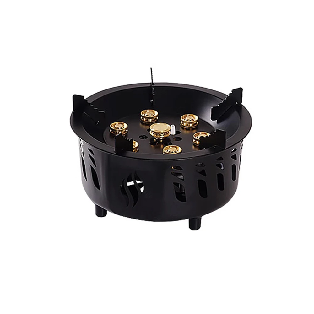 

Outdoor Windproof Electronic Ignition Stoves Portable Cooking Accessory High Power Gasstove Adjustable Firepower Camping Hiking