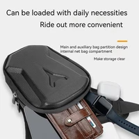 Sac de jambe tactique pour hommes, équitation moto, guêtres multifonctions étanches, rangement croisé, voyage randonnée cyclisme 4