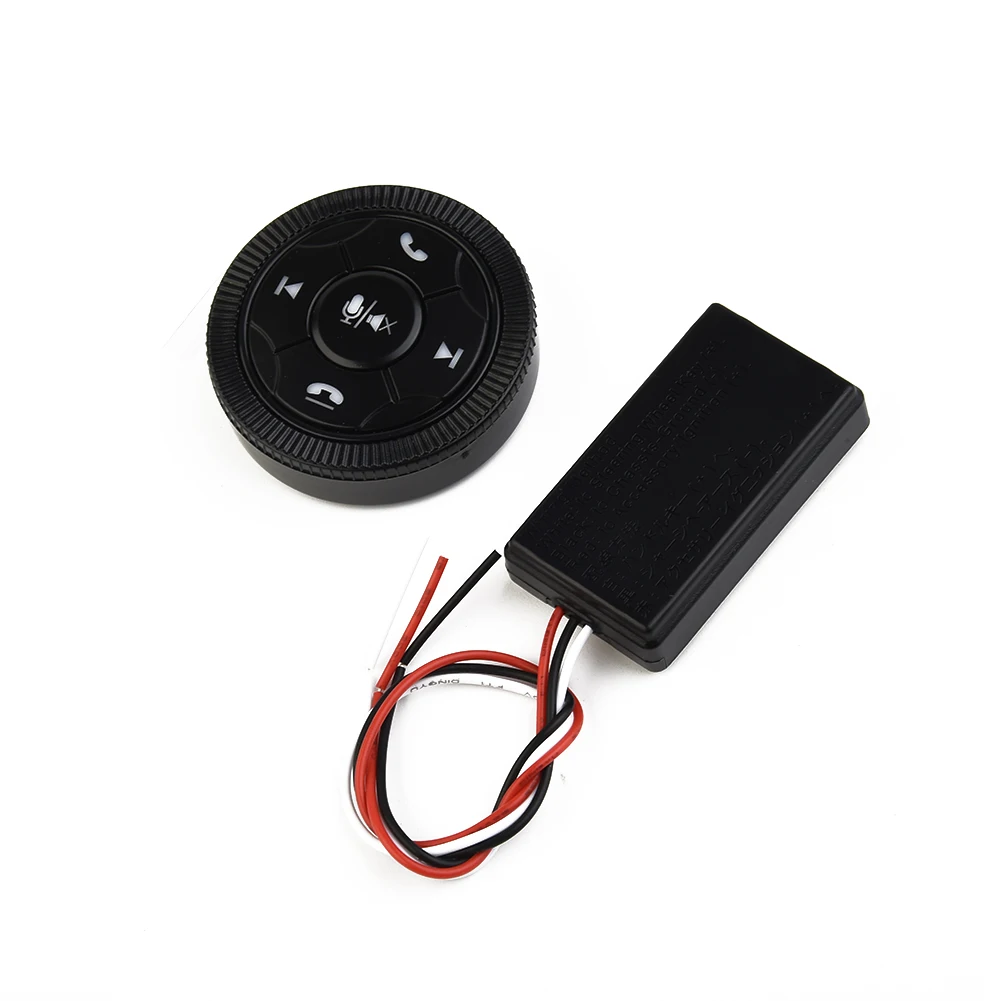 Wireless Media Button Remote Controller Car Motorcycle Steering Wheel Remote GPS Smart Button Key Volume Controller Handsfree