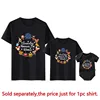 New Disney Snacking Around The World Funny Family Matching Shirts Cotton Dad Mom Kids Tees Baby Romper Family Look Trip Outfits 3