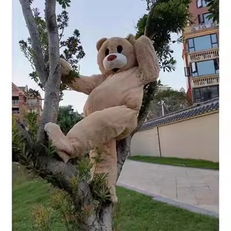 NewYeeca Lindo disfraz de mascota bebé Panda adulto Conjunto de cosplay Festival de Halloween de Navidad Conjunto de muñeca de corazón rojo de vestimenta exquisita