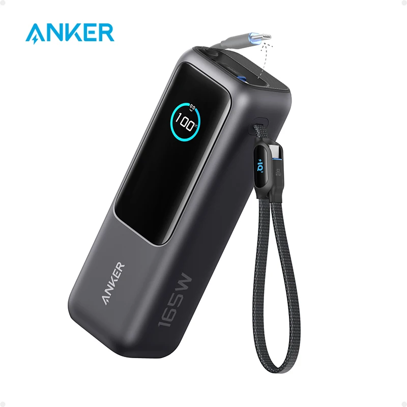 Anker Laptop Power Bank, 25,000mAh Portable Charger with Triple 100W USB-C Ports for Multi-Device Charging For iPhone17