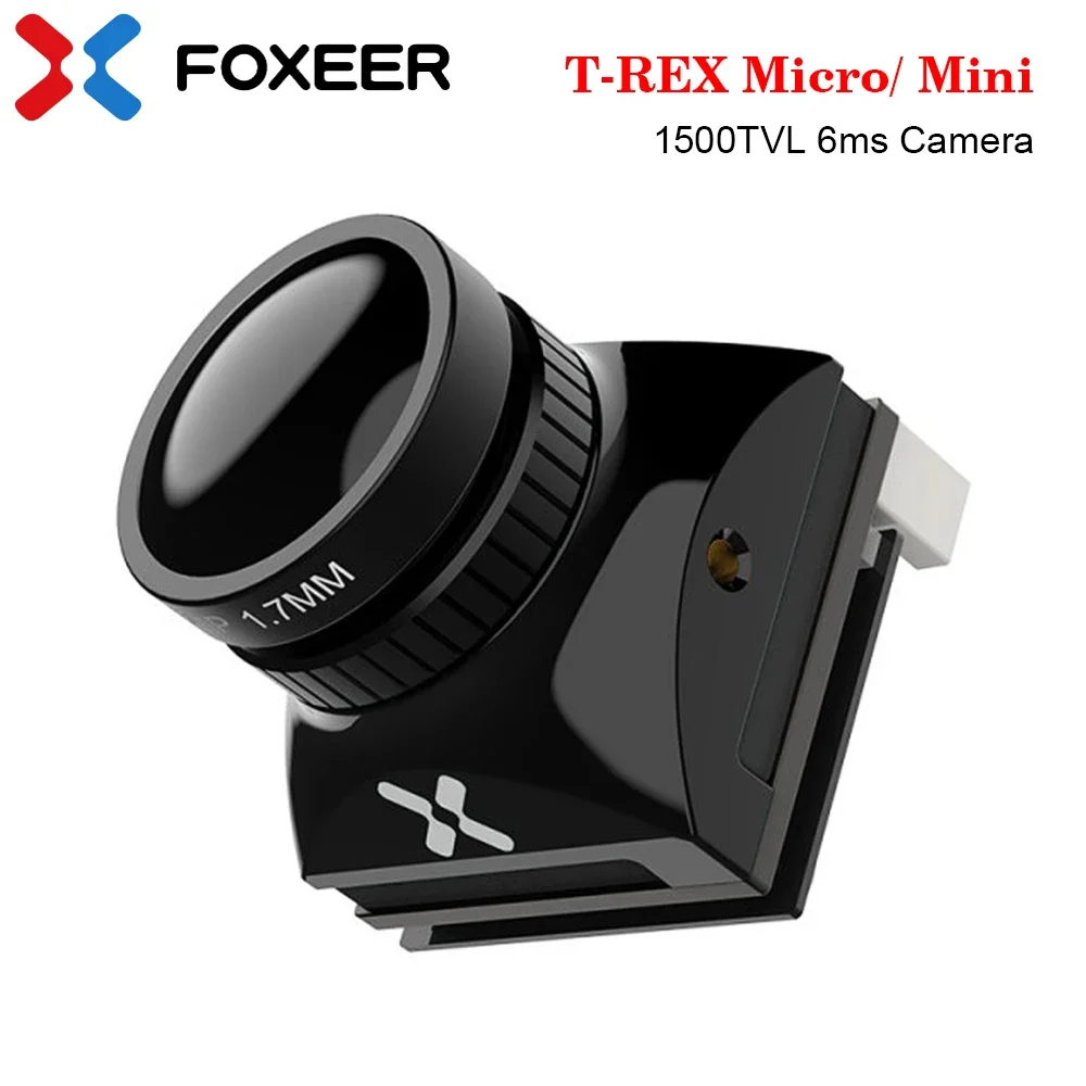 Caméra FPV FOXEER T-REX Micro/Mini 1500TVL 6ms Faible Latence Super WDR pour Drone RC