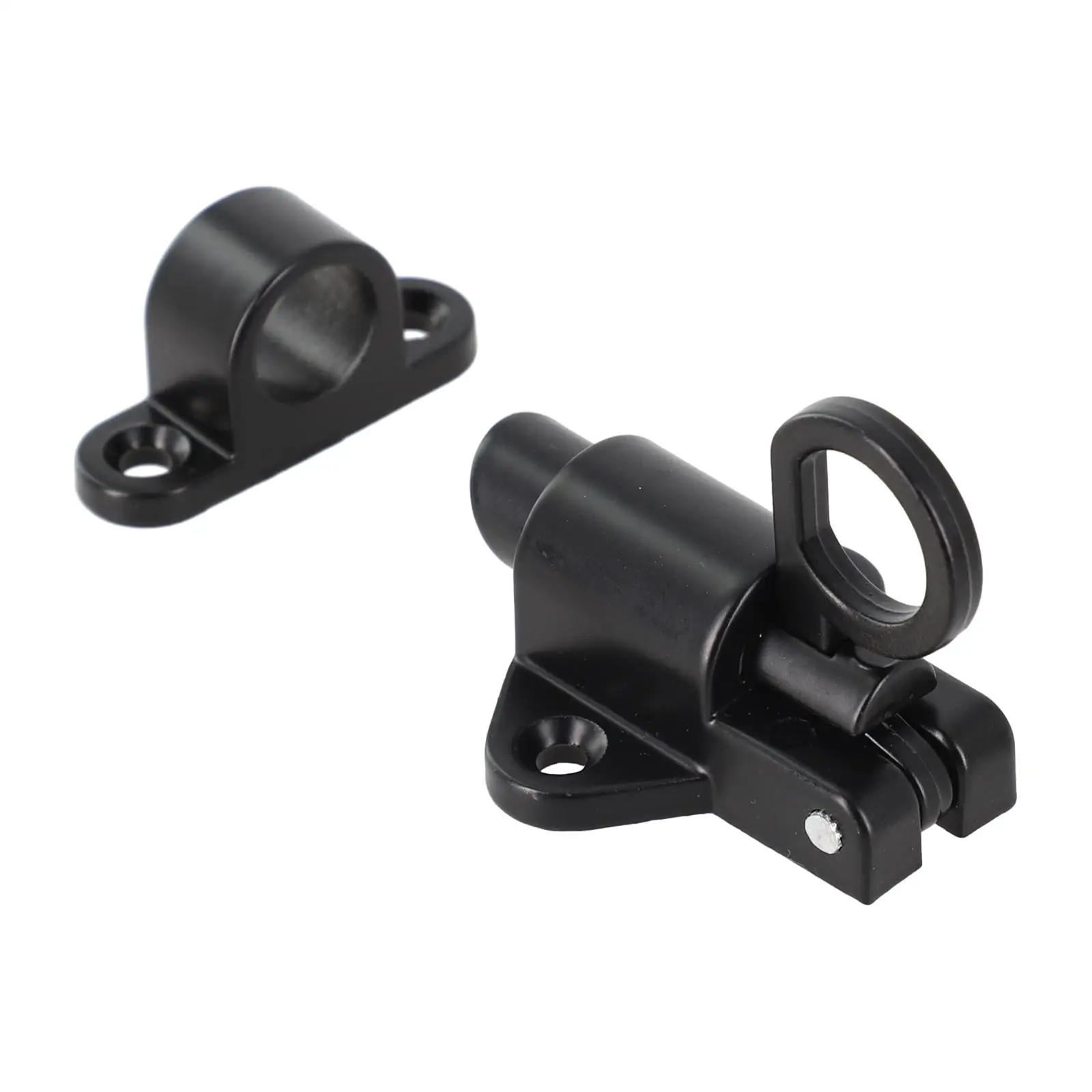 1pcs Self-Closing Spring Loaded Window Door Bolt Gate Security Pull Ring Spring Bounce Door Bolt 1pcs Self-Closing Loaded