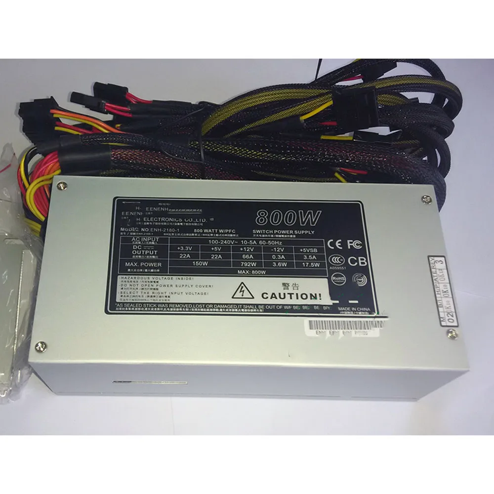 For Server Power Supply for Enhance ENH 2180 ENH-2180 2U 800W 100% Test Before Delivery 5 For Server Power Supply for Enhance ENH 2180 ENH-2180 2U 800W 100% Test Before Delivery - Image 3