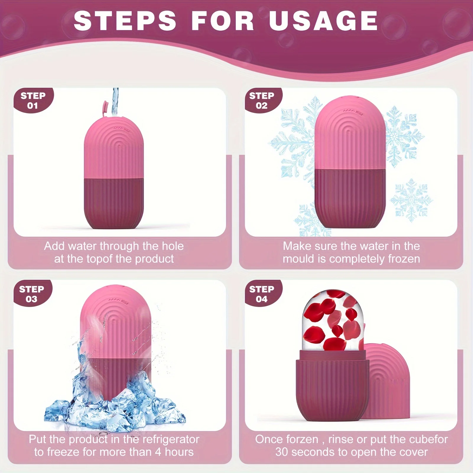 Reusable Face Ice Roller