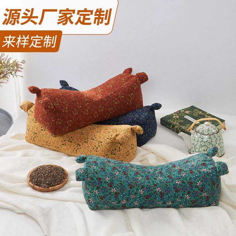 

Whole buckwheat shell pillow core ancient sleep aid tiger head pillowcase buckwheat pillow neck protection hard pillow