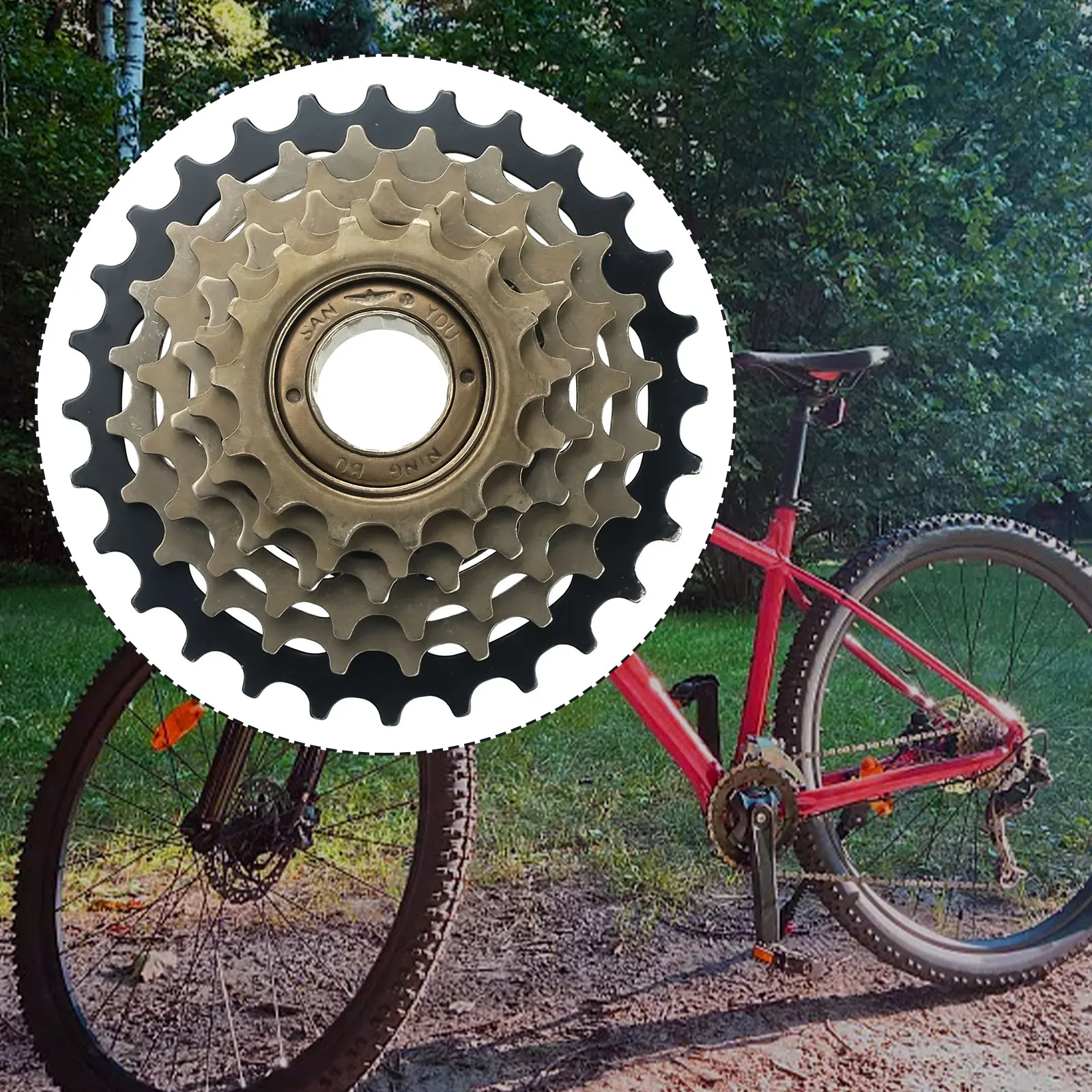 1pc 6/7/8 Speed Screw On Freewheel For ShimanoBikes High-Carbon Steel Smooth Shifting 13/14-28T Gear Combination Road Bike Part