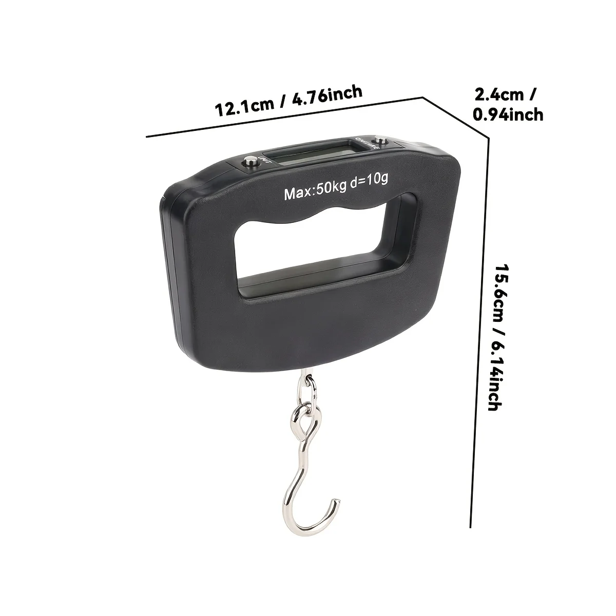 High-Precision Portable Digital Luggage Scale with LCD Display