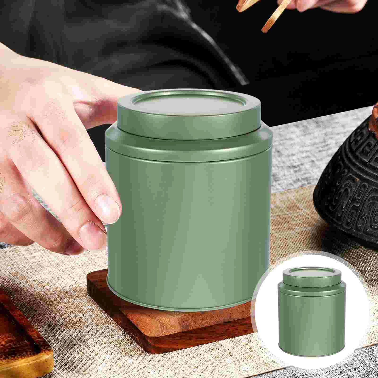 

Tea Tin Canister Airtight Lids Round Tin Can Box Small Kitchen Tea Canister Loose Leaf Tea Storage Tea Containers Loose Tea Bags