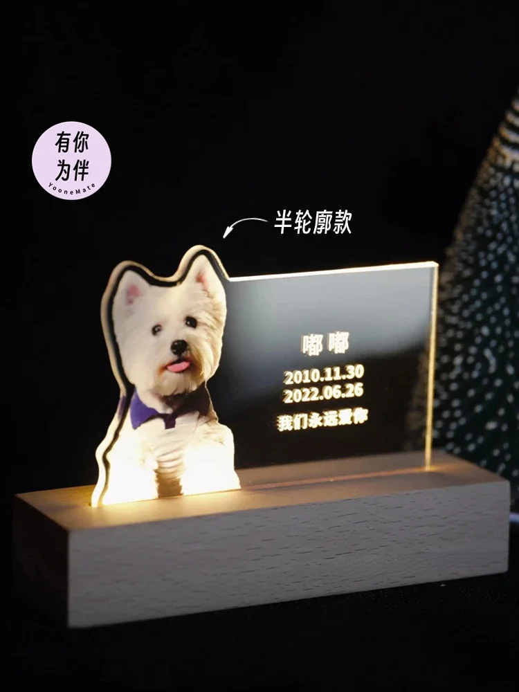 Everlasting Pet Memorials Passing Away Dogs Cats Paw Prints Hair Memorial Photo Frames Ashes Customiza