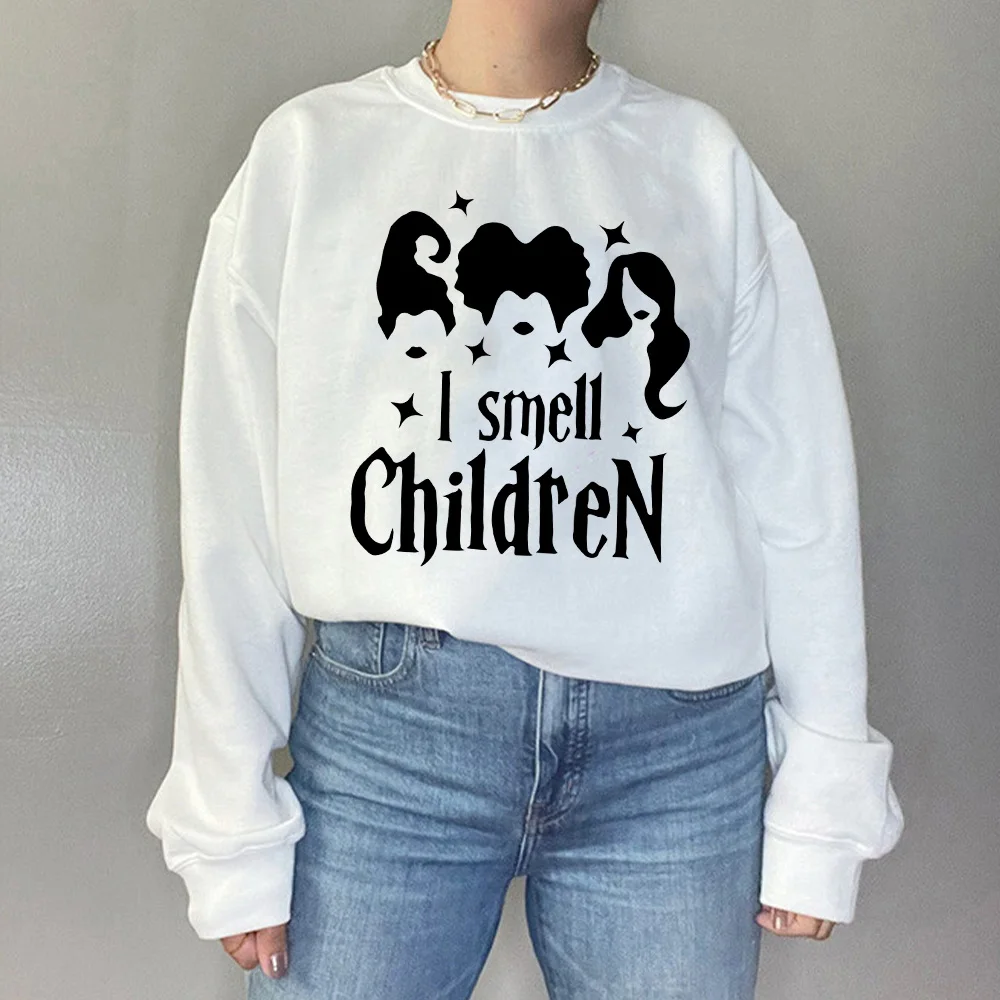 Halloween  Smell C Autumn  Cotton Autumn Unisex Sweatshirts Crewneck Loose Long Sleeve Pullover Vintage Style Casual Sweatshirts