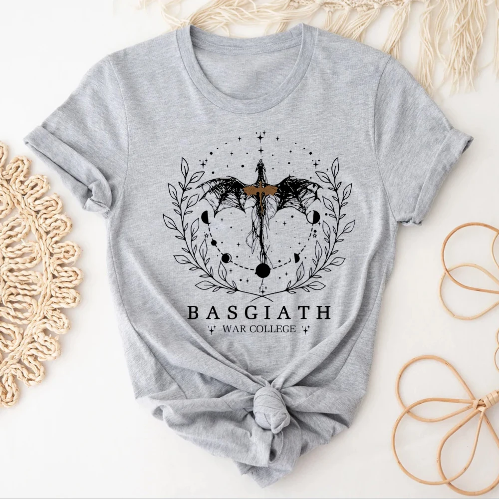 Fourth Wing t-shirts women designer comic summer top female 2000s clothing 3