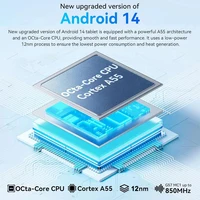 weelikeit 2024 Tablet 10" Android 14 128GB+512GB Expand 2.0GHz 8-Core HD IPS 6000mAh 5G WiFi BT5.0 Split Screen Dual Cams Pad PC 2