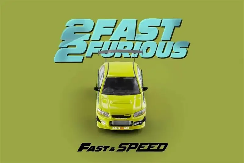 **Pre-order** Fast Speed FS 1:64 Lancer Evolution EVO VII FNF Fast & Furious Green limited999 Diecast Model Car