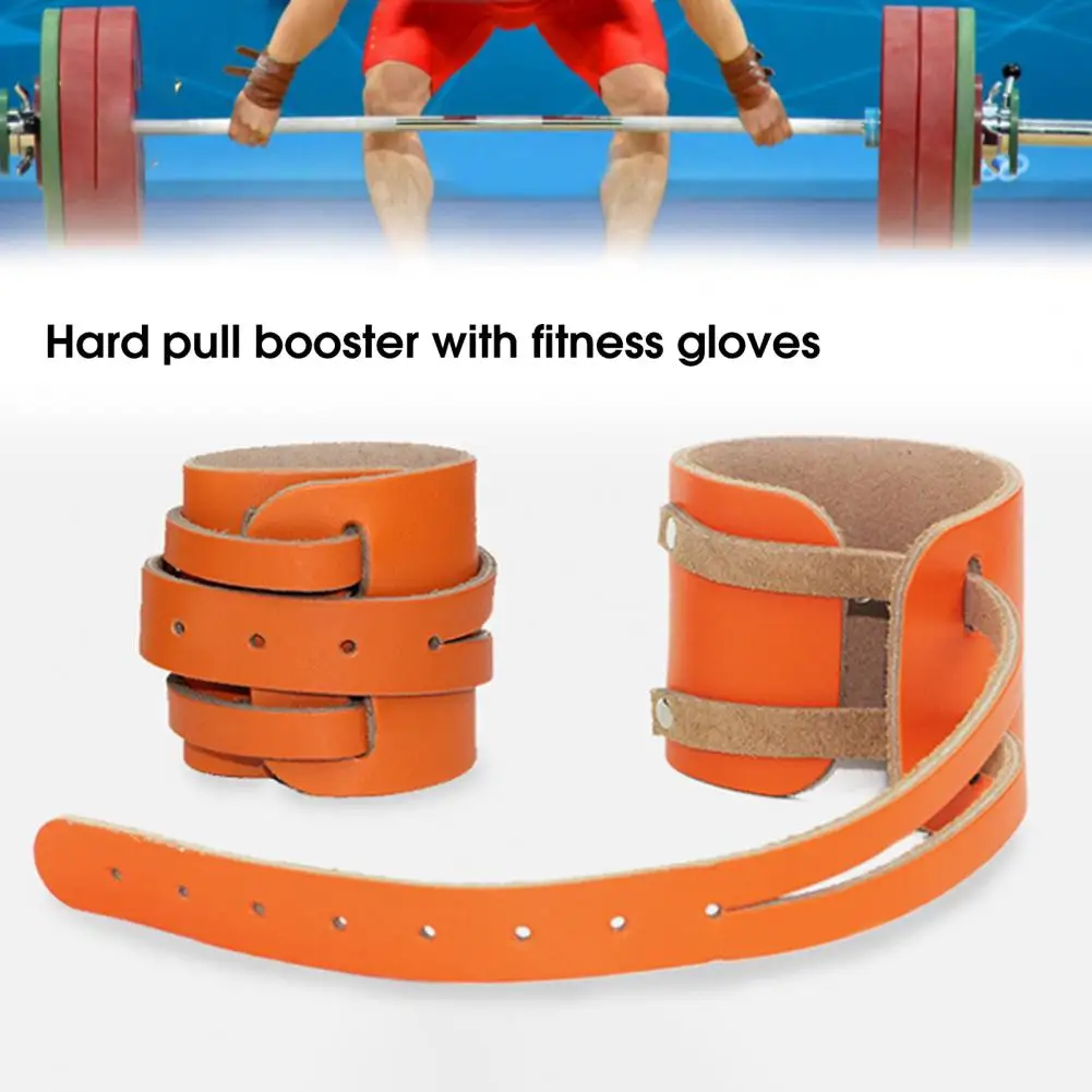 

1 Pair Wrist Guards Solid Structure Wide Genuine Weightlifting Bracers Leather Fitness Braces Adjustable Fitness Wrist Straps