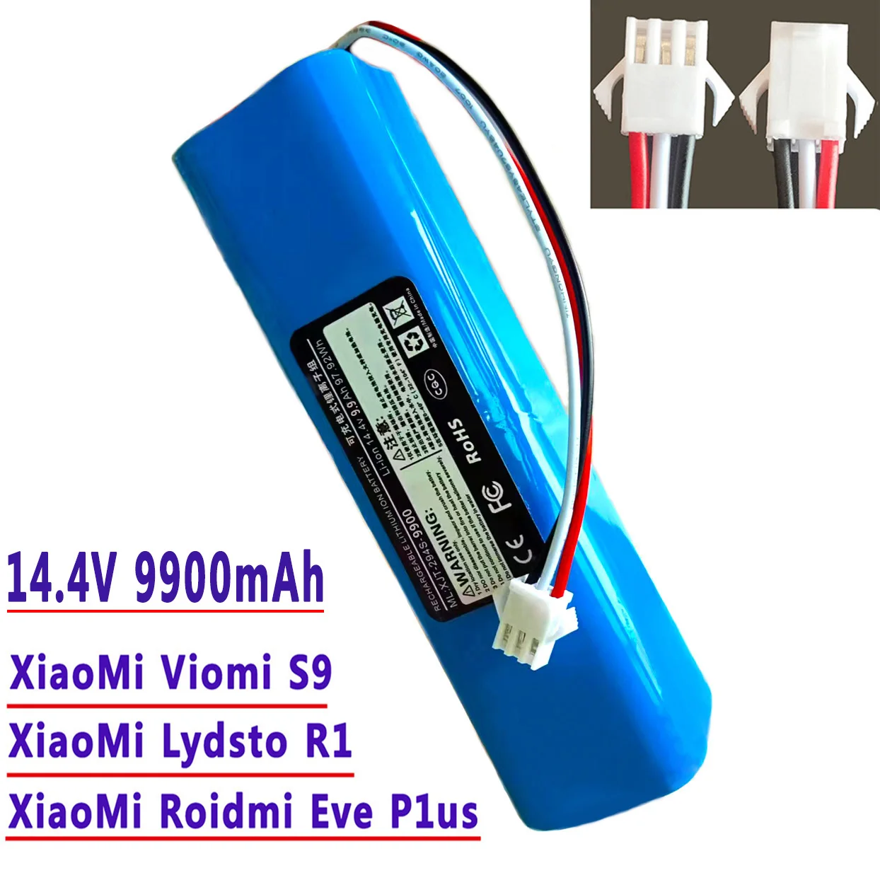 Rechargeable Battery For Roidmi Eve Plus Original Accessories Repair Replacement