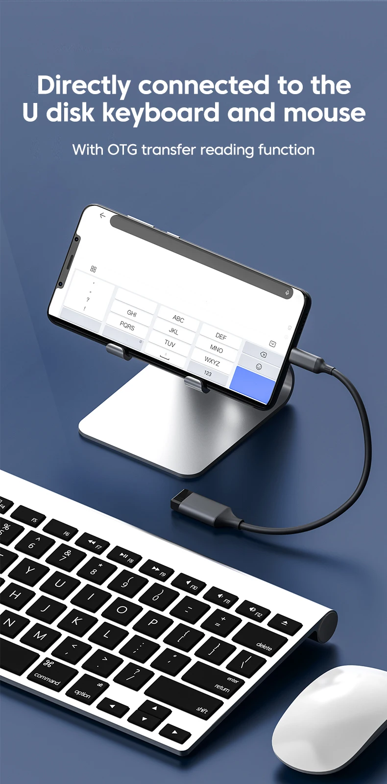 Crouch OTG Type C To USB 3.0 Adapter Cable USB C To USB A Female OTG Cable For Phone PC Tablet U Disk Data Transfer Connector